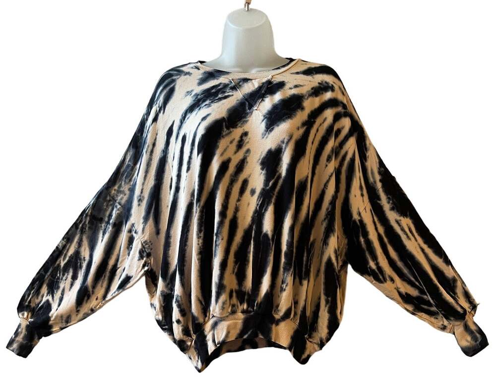 Young Fabulous & Broke Tie Dye Oversized Sweatshirt Size XS